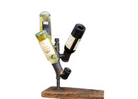 نگهدارنده شراب رک شراب بطری لوله ای 4 لوله برای آشپزخانه / نوار خانگی